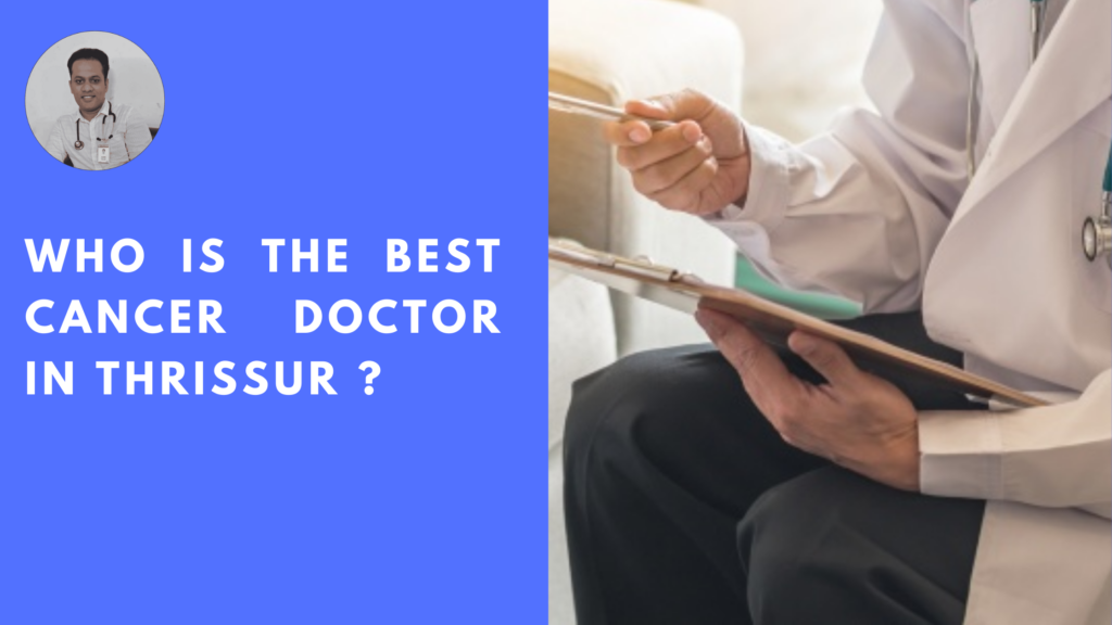 Dr. Bibin Francis, an expert oncologist in Thrissur, providing advanced cancer treatment including chemotherapy, immunotherapy, and personalized patient care.