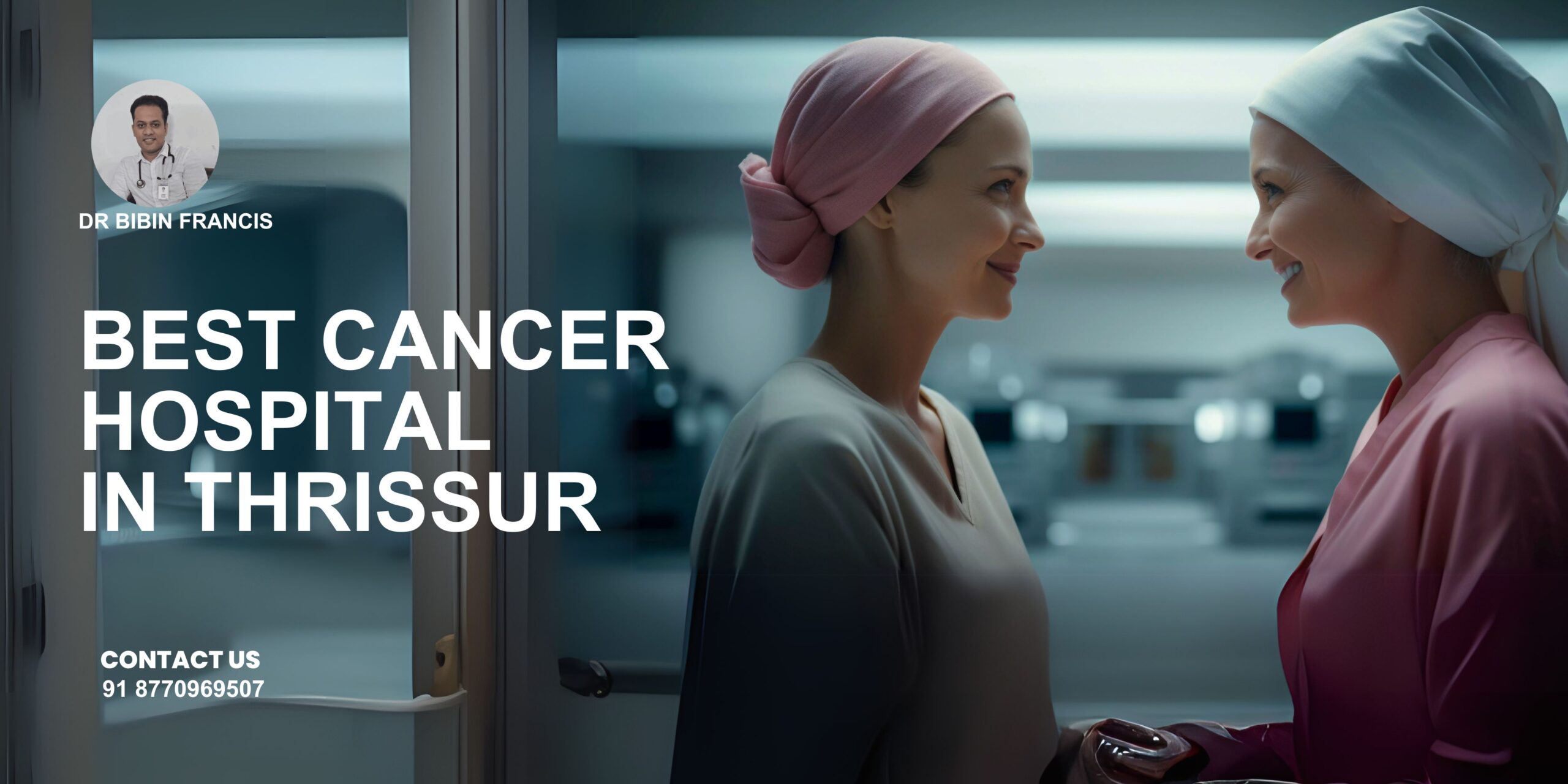 Exterior view of the best cancer hospital in Thrissur, offering advanced oncology treatments
